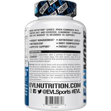 EVL Weight Loss Support Pills - Premium Multipurpose Appetite Metabolism and Fat Loss Support for Men and Women - LeanMode with Green Coffee Bean Extract CLA and Garcinia Cambogia - 50 Servings - Image 4