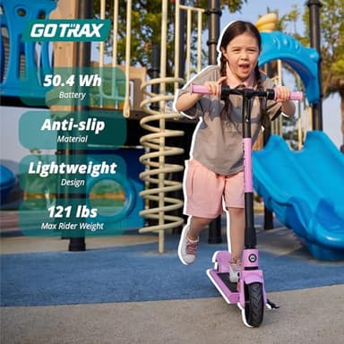 Gotrax GKS Electric Scooter, Kick-Start Boost and Gravity Sensor Kids Electric Scooter, 6" Wheels UL Certificated E Scooter for Kids Age of 6-12 (Oil Pink) - Image 3