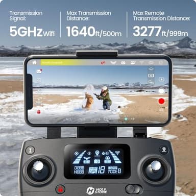 Holy Stone HS700E 4K UHD Drone with EIS Anti Shake 130 FOV Camera for Adults, GPS Quadcopter with 5GHz FPV Transmission, Brushless Motor, Easy Auto Return Home, Follow Me and Outdoor Carrying Case - Image 6