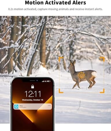 Oculview Cellular Trail Cameras with Built-in 4G LTE SIM Card, Support Unlimited Data Plan, Live Streaming, 360°Pananic Viewing, Motion Activated, Remote Access & Control, Solar Game/Deer Cam (2 Pack) - Image 6