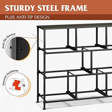 WLIVE 8 Drawer Dresser for Bedroom, Fabric Black Dresser with Large Storage Drawer Unit for Entryway, Chest of Drawers for Living Room - Image 7