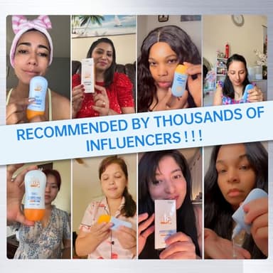 VGO Sunscreen for Face SPF 50+, Mineral Sunscreen with Zinc Oxide, Broad Spectrum Protection, No White Cast, Oil-Free & Non-Comedogenic, Suitable for All Skin Types & Tones, Travel Size (1.76 Fl Oz) - Image 5