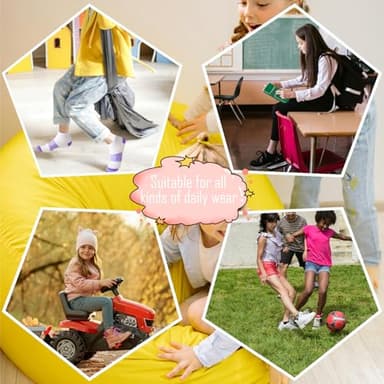 Bemeol Girls Socks 12 Pairs Ankle Socks Girls Athletic Running Low Cut Casual Sock(7-10 Years) - Image 7