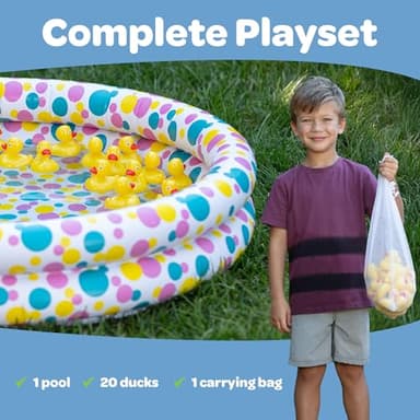 Duck Pond Matching Carnival Game, Easter Gift Outdoor Games for Kids Birthday Party Fun Activities Gift for Kids 3 4 5 6 7 8 - Outdoor Water Toy for Backyard, Beach - Memory Game, Summer Outside Toys - Image 3