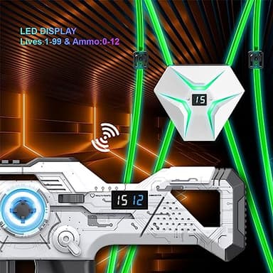 Laser Tag Rechargeable, Lazer Tag Game Set of 2 for Kids Indoor & Outdoor Play, Gift Ideas for Kids Teens and Adults, Cool Toys for Teenage Ages 8 9 10 11 12+Year Old Boy & Girls - Image 5