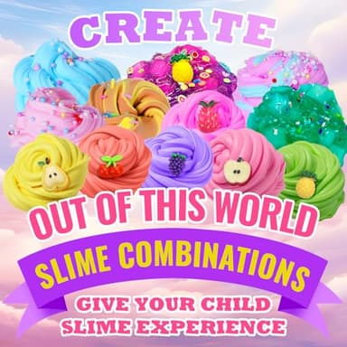 Glimmer Crunchy & Foam Slime Making Kit for Girls - Jelly Cubes & Glowing Slime, Stress Relief Toys for Kids 6-12, Classroom Rewards & Party Supplies - Image 2