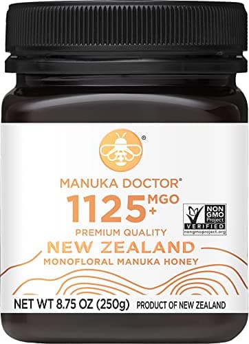 Manuka Doctor - MGO 1125+ Manuka Honey Monofloral, 100% Pure New Zealand Honey. Certified. Guaranteed. Raw. Non-GMO (8.75 oz) - Image 1