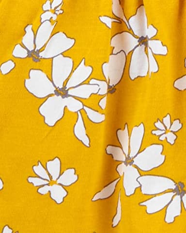 Simple Joys by Carter's Baby Girls' 3-Pack Romper, Sunsuit and Dress, Flamingo/Flowers/Sea Friends, 24 Months - Image 3