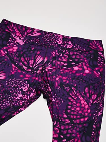 Just My Size Women's Plus Size Active Stretch Capri, Wingspan Plum Dream, 2X - Image 4