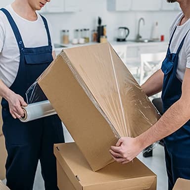 NEXCOVER 18 Inch Stretch Wrap - 1200 Feet | 60 Gauge, 2 Roll Clear Plastic Self-adhering Stretch Wrap Film for Pallet Wrap, Thick and Durable Packing Moving Supplies Heavy Duty Shrink Film. - Image 7