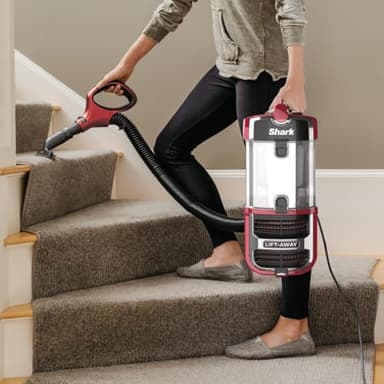Shark ZU561 Navigator Lift-Away Speed Self Cleaning Brushroll Lightweight Upright Vacuum with HEPA Filter, Red Peony - Image 6