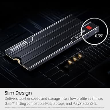 Samsung SSD 9100 PRO with Heatsink 1TB, PCIe 5.0x4 M.2 2280, Seq. Read Speeds Up to 14,800/13,400 MB/s, Best for AI Computing, Gaming, and Heavy Duty Workstations (MZ-VAP1T0CW) - Image 9