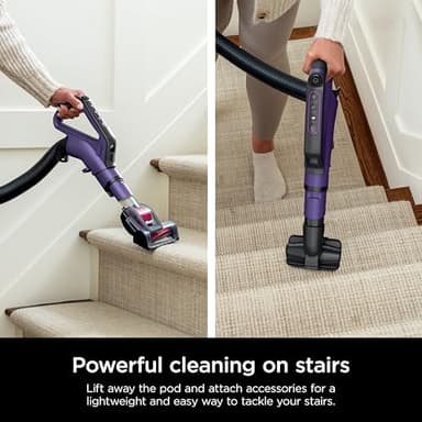 Shark POWERDETECT Upright Vacuum Cleaner with HEPA Filter, Heavy Duty Vacuum with Powerful Suction for Pet Hair Pickup, DuoClean Technology, Powered Lift-Away, Ideal for Carpets & Hardfloors, AZ4002 - Image 13