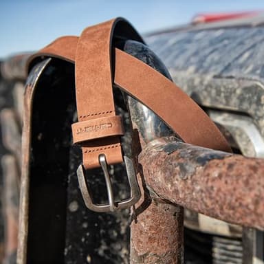 Carhartt Men's Saddle Leather Belt, Brown, 40 - Image 6