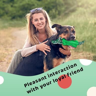 Fuufome Dog Chew Toys for Aggressive Chewers -Tough Dog Toy to Reduce Pet Anxiety and Boredom for Small, Medium, Large Breed - Image 8