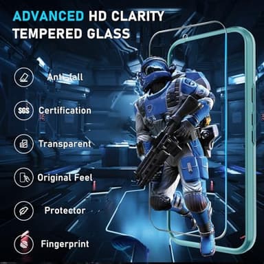 Janmitta for Google Pixel 9/9 Pro Case with Screen Protector+Camera Lens Protector,Heavy Duty Shockproof Full Body Phone Cover Built in Metal Ring Holder Kickstand,2024 Mint Green - Image 5