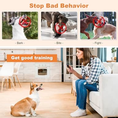 Dog Bark Deterrent Devices, Rechargeable Ultrasonic Anti Barking Device - Image 2