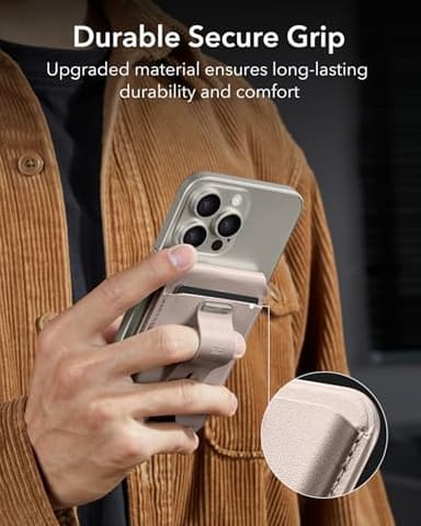 ESR for Magsafe Wallet with Full Find My Functionality, Magnetic Geo iPhone Wallet,3,000g Magnet Strength, Card-Holder with Adjustable Stand, for iPhone 17/16/15/14/13/12 Series, Desert - Image 6