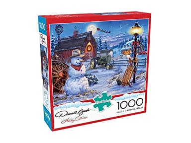 Buffalo Games - Darrell Bush - Country Christmas - 1000 Piece Jigsaw Puzzle For Adults -Challenging Puzzle Perfect for Game Nights - Finished Size is 26.75 x 19.75 - Image 2