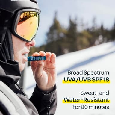 Oars + Alps Lip Suncreen, SPF 18 Lip Balm, Shine Free Sunscreen for Lips, Infused with Vitamin E, Peppermint & Spearmint, Water & Sweat Resistant, Moisturizing, Hydrating, Sunny Mint Scent, 3pk - Image 2