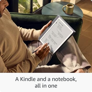 Like-New Amazon Kindle Scribe (16GB) - Your notes, documents and books, all in one place. With built-in AI notebook summarization. Includes Premium Pen - Tungsten - Image 2