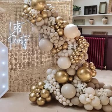 Voircoloria 105pcs Sand Balloons 12inch Party Latex Balloons for Boys Girls Birthday Baby Shower Gender Reveal Wedding Sunflower Party Decorations - Image 6