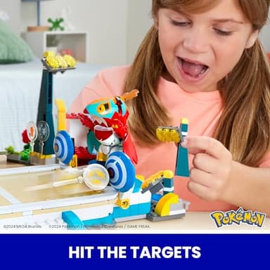 MEGA Pokémon Building Toys Set Training Stadium with 1101 Pieces, 5 Poseable Characters and Battle Play, for Kids - Image 5