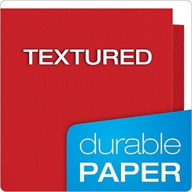 Oxford 2 Pocket Folders, Textured Paper, Assorted Colors (Light Blue, Red, Yellow, Orange, Green), Letter Size, 50 Per Box - Image 6