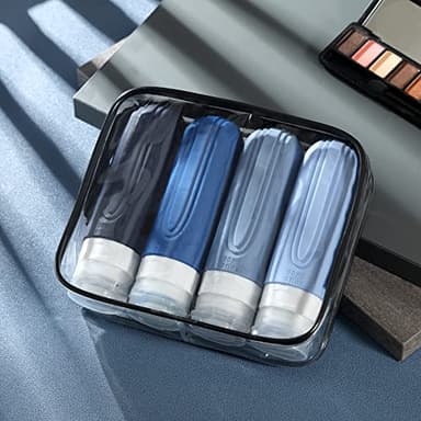 Mrsdry Travel Bottles for Toiletries, Tsa Approved 3oz Travel Size Containers BPA Free Leak Proof Refillable Liquid Silicone Squeezable Travel Accessories for Shampoo Conditioner Lotion (4 Pack) - Image 7