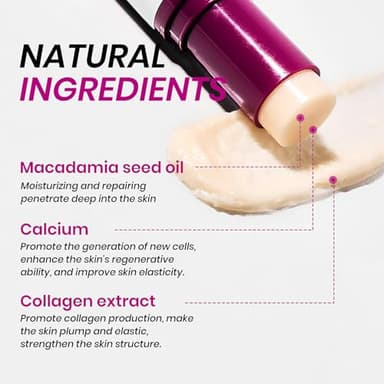Abading Calcium Volume Multi Balm,Intensive Repair & Moisturizing Cream,Hydrating,Firming Skin,Suitable for Eyes,Neck,Face,0.32 oz/9 g (Pack of 1) - Image 2
