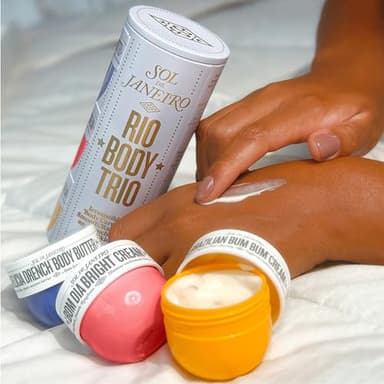 SOL DE JANEIRO Rio Trio Body Cream Discovery Set - Brazilian Bum Bum Cream, Delicia Drench Body Butter, Bom Dia Bright 50 ml - Amazon Exclusive - Image 4