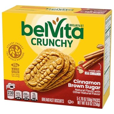 belVita Breakfast Bars Biscuits, Cinnamon Brown Sugar, 30 Total Packs, 6 Boxes (4 Biscuits Per Pack) - Image 14
