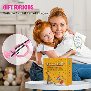 Chridark Ankle Skip Ball for Kids - Foldable Flash Wheel Skip Ball, Outside Game Toys for Kids & Adults, Gift for Boys & Girls Age 5 6 7 8 9 10 Years Old, Pink - Image 7