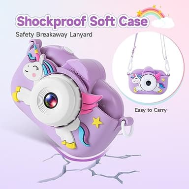 Kids Camera Toddler Toys for Girls Boys, YEEHAO 32MP Dual Lens Digital Camera for 3 4 5 6 7 8 9 Year Old Girl Christmas Birthday Gifts, 1080P Selfie Video Camera for Kids with 32GB SD Card - Image 6