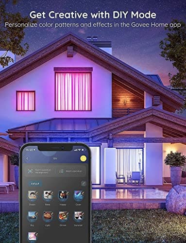 Govee LED Strip Lights 100ft, LED Lights for Bedroom, WiFi RGB LED Lights Work with Alexa and Google Assistant, 64 Modes and Music Sync, Strip Lights for Indoor, Home Decor, 2 Rolls of 50ft - Image 5