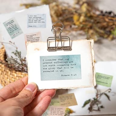 zheyistep 240PCS Retro Bible Verse Stickers (No Duplicates), Inspirational Scripture Stickers for Journaling Scrapbook Vintage Christian Religious Faith Quote Bible Study Supplies - Image 7