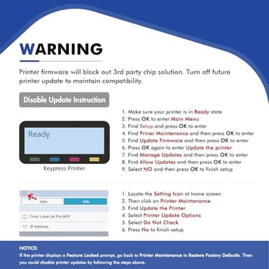 89X 89A Black Toner Cartridge CF289X CF289A Compatible Replacement for HP 89X 89A Toner Cartridge for Laserjet Enterprise M507n M507dn M507x MFP M528dn M528f M528c M507 M528 Series Printer (2-Pack) - Image 6