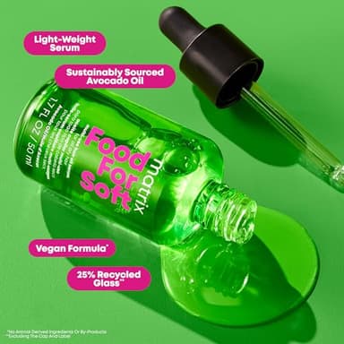 MATRIX Food For Soft Hair Serum Oil For Dry, Brittle and All Hair Types - Softens, Smooths and Adds Shine With Heat Protection, Repairing Leave In With Avocado Oil, 1.7 Fl Oz - Image 5