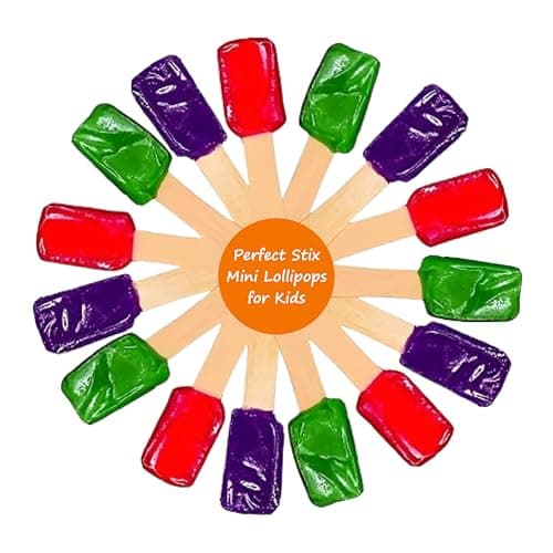 Perfect Stix Mini Lollipops for Kids. Variety Pack of Halloween Candy. Great for Halloween Goody Bags. - Image 1