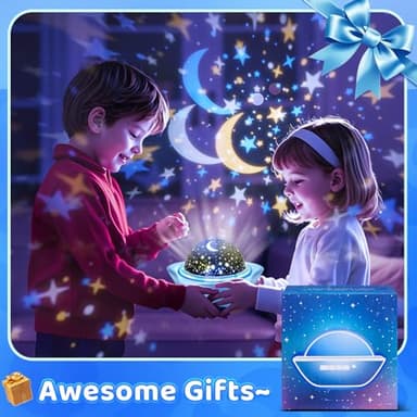 Night Light for Kids Night Light Projector, Baby Night Lights for Bedroom, Star Projector Galaxy Light Star Lights for Bedroom, Glow in The Dark Stars for Ceiling, Baby Sensory Toys, Kids Room Decor - Image 9