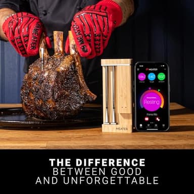 MEATER Pro Duo: WiFi Smart Meat Thermometer | 1000°F High Heat Resistance | Long Range | Dual Probes | Six Sensors | BBQ, Oven, Grill, Smoker, Air Fryer, Deep Fryer | iOS & Android App - Image 8