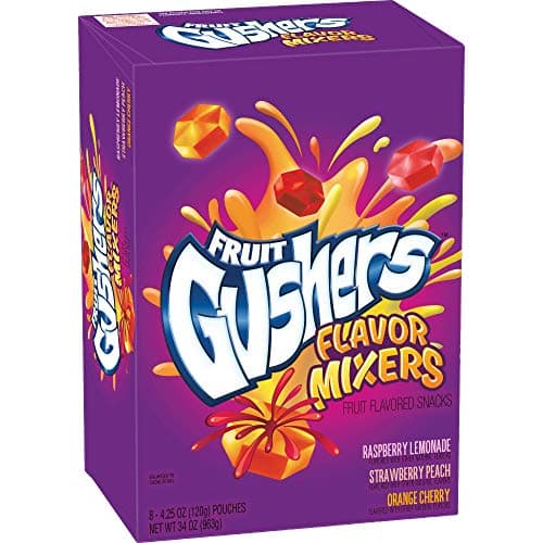 Gushers Flavor Mixers Fruit Snacks, Variety Snack Pack, Gluten-Free, 8 Pouches, 4.25 oz Each (Pack of 6) - Image 1