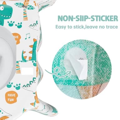 HONGTEYA Toilet Seat Covers, 20 PCS Extra Large Individually Wrapped Waterproof Disposable Toilet Seat Cover for Toddler Potty Training, Public Restrooms, Road - Image 3