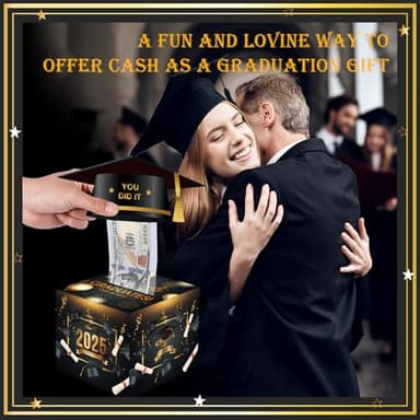 Meiidoshine Graduation Gifts, Graduation Money Box, Surprise Grad Money Holder with Pull Out Card, Class of 2025 Funny Cash Gift Ideas for Boys Girls High School College - Image 3