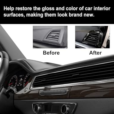 (3PC) Crystal Coating for Car Plastic Parts,2025 New Plastic Parts Crystal Coating,Easy to Use Car Refresher,Long Duration Refurbishing Agent with Sponge - Image 4