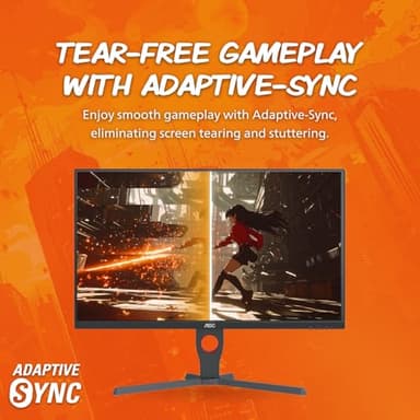 AOC Q27G10ZE 27" Gaming Monitor, QHD 2560 x 1440, Up to 260Hz 0.5ms, HDMI 2.0 x2, Display Port x1, 3-Sided Frameless, Console Gaming Ready, 3-Year Zero-Bright-Dot - Image 6