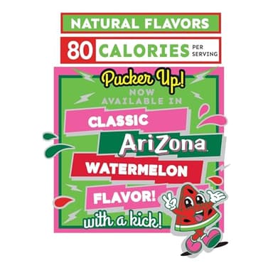 AriZona Fruit Snacks, Sour Watermelon - NEW - 5 Ounce Bags (Pack of 12) - Gluten Free - Gummy Chews - Image 5