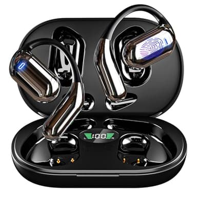 Real Time AI Language Translator Earbuds, 3 in 1 Wireless Earbuds with 144 Languages & Accents, 60Hr Battery & Charging Case, APP Enabled Translator Device for Travel, Business, iOS & Android (Black) - Image 1