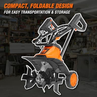 WEN Electric Tiller and Cultivator with 14-Inch Tilling Width and 10-Amp Motor (TC1014) - Image 7