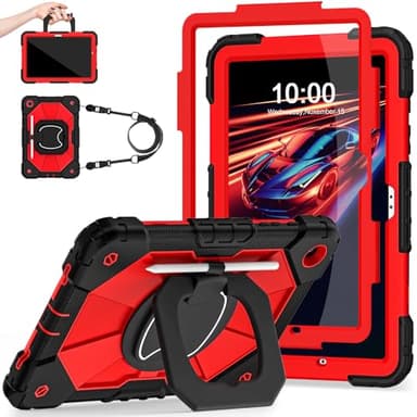 Auizotl Case for Galaxy Tab A9 Plus Case 11 Inch with Screen Protector/Rotating Stand/Pen Holder,Military Grade Shockproof Cover for Samsung Galaxy A9+/A9 Plus Tablet Case (SM-X210/X216/X218) - Image 1